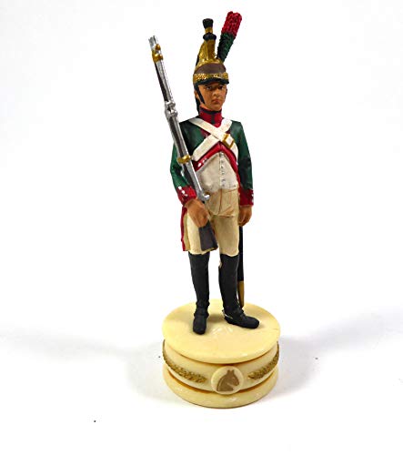 OPO 10 - Figura Soldado dragón Linea 1/32 60mm Colección Empire Guardia Imperial Napoleon del Prado (N03)