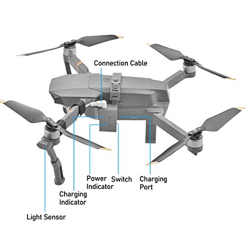 O'woda Drone Airdrop RC Lanzador Thrower Release Dispositivo de Transporte Entrega para Boda Carga Rescate búsqueda de Pesca Compatible con Mavic Pro / Zoom Drone Accesorio (NO para dji Mavic 2 Pro)