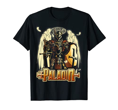 Paladin Fantasy D20 Juego de rol Mesa RPG Gamer Gráfico Camiseta