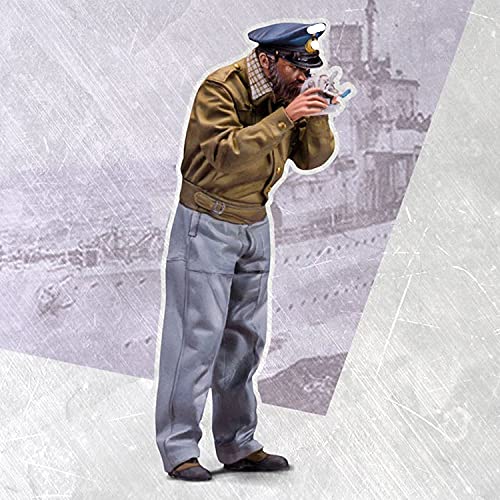 PANGCHENG Traje de Cinco Personas de Soldado U-Boat 1/35, sin U-Boat, Solo Soldados, Modelo de Resina Soldier GK, Kit sin Montar y sin Pintar