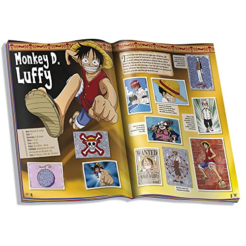 Panini One Piece - Lote de 10 fundas y álbum de pegatinas