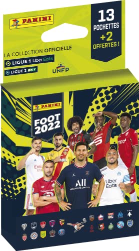 Panini Pegatinas Foot Ligue 1 2021-22 Blister de 13 fundas + 2 (004192KBF15)