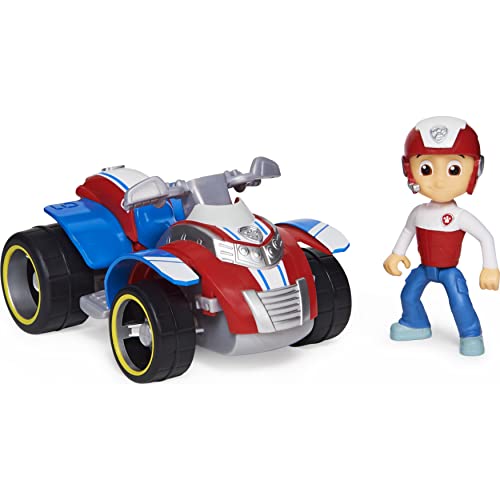 PATRULLA CANINA - MOTO JUGUETE QUAD + FIGURA RYDER - Quad de Rescate con 1 Figura Ryder Patrulla Canina - 6061907 - Juguetes Niños 3 Años +