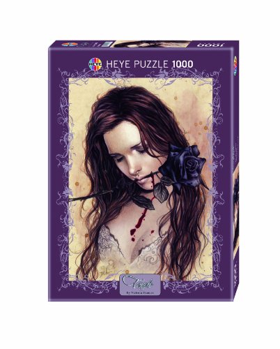 Paul Lamond Heye 29430 Victoria Francés - Puzzle (1000 Piezas), diseño de Chica con Rosa Negra