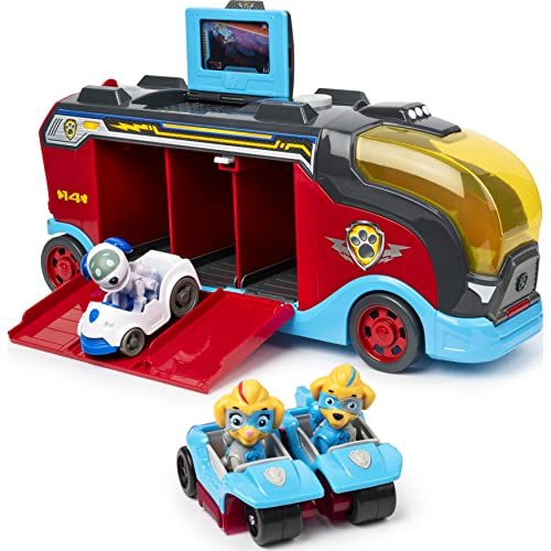 PAW Patrol 6054649 Mighty Pups Super Paws Mighty Cruiser con 3 vehículos