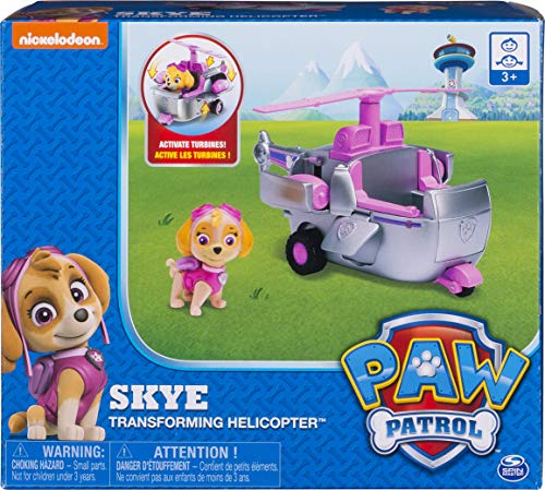 PAW Patrol Skye's Helicóptero Transformador con turbinas abatibles, para Edades de 3 años en adelante