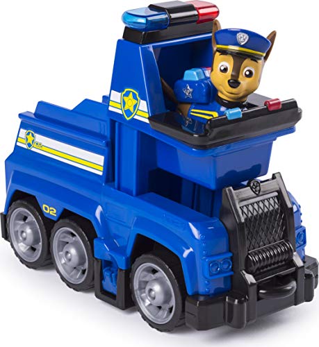 PAW Patrol Ultimate Rescue, el último Crucero de policía de Rescate de Chase con Asiento de elevación y Barricada Plegable, para Edades de 3 años en adelante