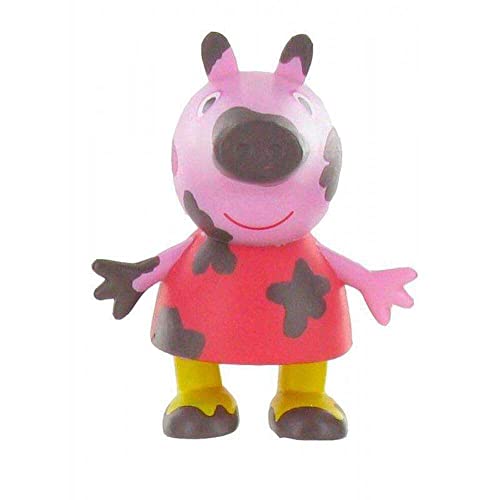 Peppa Pig Mud Peppa Peppa Pig Mini Figura, Multicolor, 6 cm (Comansi Y99687)