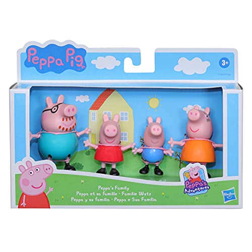 Peppa Pig- Pep PEPPAS Family, Multicolor (Hasbro F21905X1)