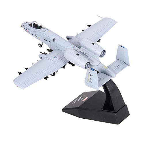 perfk 1/100 Modelo de Avión A-10 Helicóptero Decoración de Hogar Oficina