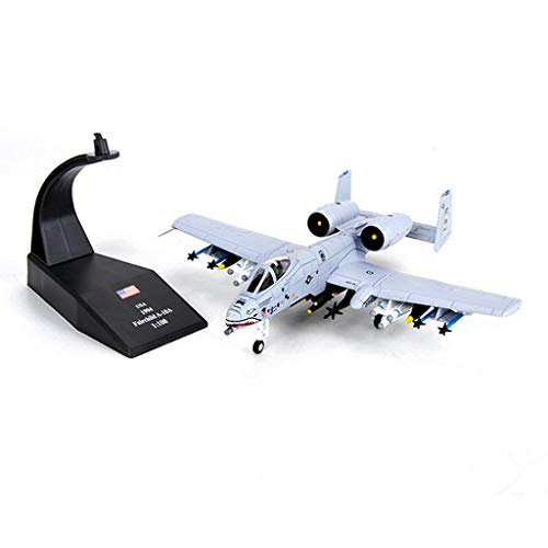 perfk 1/100 Modelo de Avión A-10 Helicóptero Decoración de Hogar Oficina