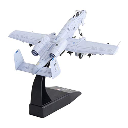 perfk 1/100 Modelo de Avión A-10 Helicóptero Decoración de Hogar Oficina