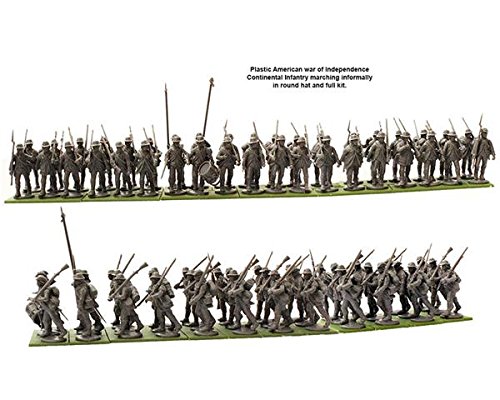 PERRY MINIATURES : 28 mm; Fanteria continental, Guerra de Independencia Americana 1776-1783.