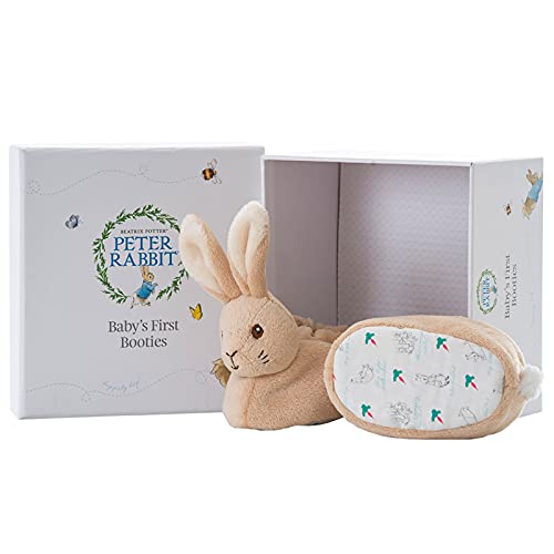 Peter Rabbit babyschoentjes met rammelaar