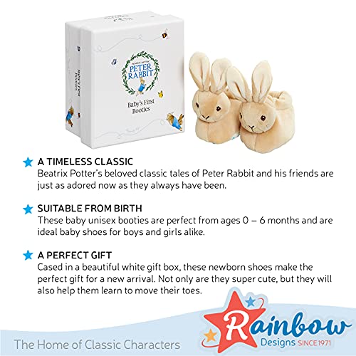 Peter Rabbit babyschoentjes met rammelaar