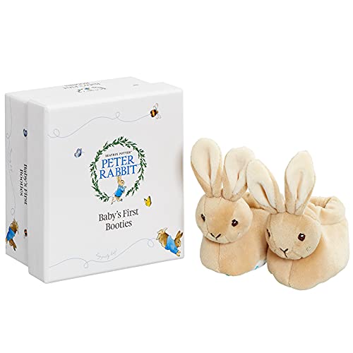 Peter Rabbit babyschoentjes met rammelaar