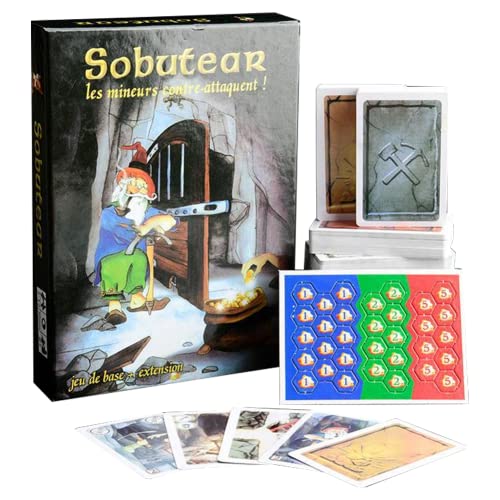 Pinicecore 1set Saboteur 1 + 2 Board Games Full English Base + Extension Dwarf Miner Jeu Funny Family Family Game