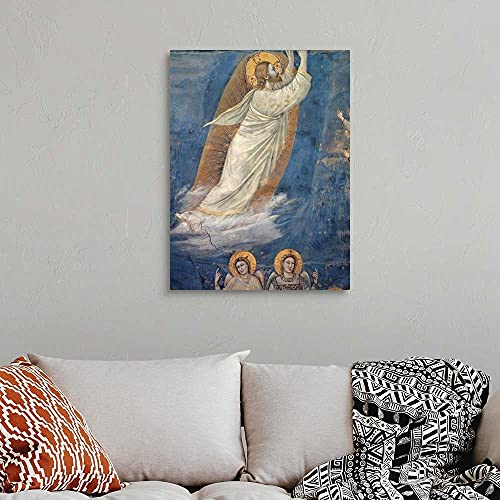 Pintar por Numeros Adultos, Kit de Pintura al óleo de Lienzo DIY para Niños con Pinceles, Pigmento Acrílico,Conjunto Completo de Pinturas para el Hogar — vida de Cristo la ascensión, por Giotto