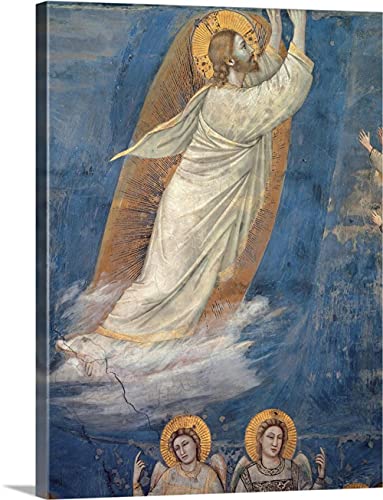 Pintar por Numeros Adultos, Kit de Pintura al óleo de Lienzo DIY para Niños con Pinceles, Pigmento Acrílico,Conjunto Completo de Pinturas para el Hogar — vida de Cristo la ascensión, por Giotto