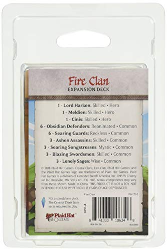 Plaid Hat Games PHG1705 Fire Expansion Deck: Crystal Clans, Multi-Colour