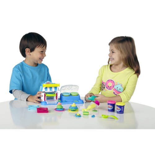 Play-Doh Play-Doh-HAS-A5013-AS00 Sweet Shoppe - Juego de postres Dobles, Multicolor, Talla única (Hasbro A5013)