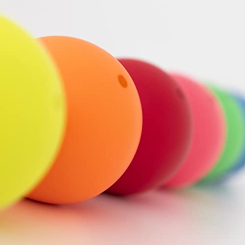 Play Juggling - Pelotas de Malabares QUINTETTO Modelo MMX - Fosforescente, 135 g, 67 mm