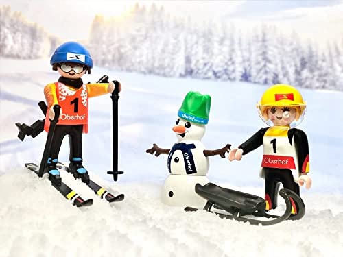 PLAYMOBIL 70643 Oberhof Wintersport Winterspiele 2023 - Juego especial para deportes de invierno