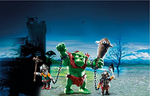 PLAYMOBIL Caballeros - Trol Gigante con Luchadores, playset (6004)