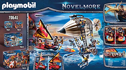 PLAYMOBIL Novelmore 70641 Barco Bandidos de Burnham, Flotante, A partir de 4 años