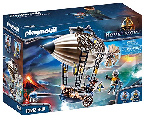 PLAYMOBIL Novelmore 70642 Zeppelín Novelmore de Darío, A partir de 4 años