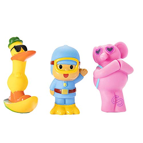 Pocoyo - Al Agua con Pocoyó (Pack 3 figuras de baño) (Bandai TO77200 )