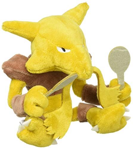 Pokèmon Center Original Fit Alakazam Alakazam Simsala Plush Peluche Plüschtier