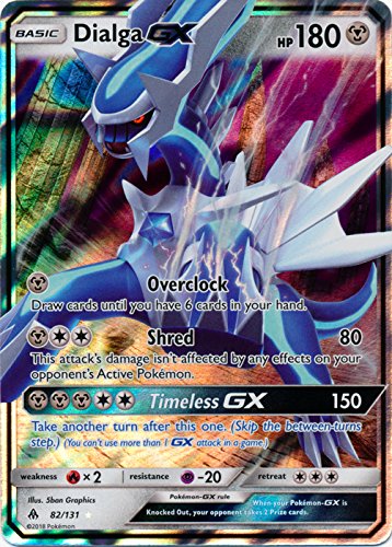 Pokemon Dialga GX - 82/131 - Ultra Raro GX Luz Prohibida