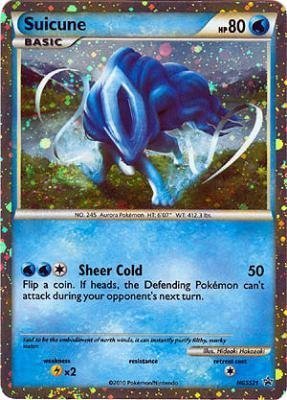 Pokemon HeartGold & SoulSilver Suicune HGSS21 Promo Card by Pokemon Center