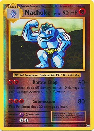 Pokemon Machoke - 58/108 - Poco común Reverse Holo XY: Evoluciones Reverse Holo Singles