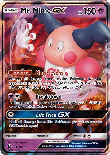 Pokemon Mr. Mime GX - 56/168 - Ultra Raro - Tormenta Celestial