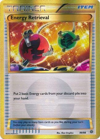 Pokemon Recuperación de energía - 99/98 - XY raro secreto: Solteros de Orígenes Antiguos