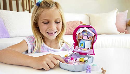 Polly Pocket Máquina de chicles, muñeca con accesorios, juguete +4 años (Mattel GTN23)