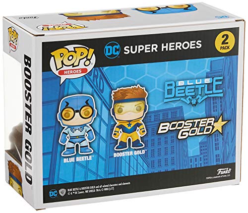 Pop Booster Gold & Blue Beetle Vinyl Figure 2 Pack