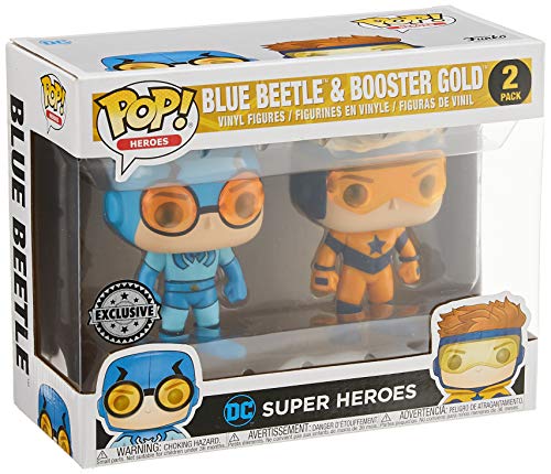 Pop Booster Gold & Blue Beetle Vinyl Figure 2 Pack