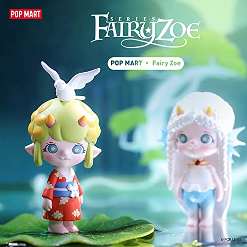 POP MART Fairy Zoe - Juego de caja ciega, diseño de dibujos animados, regalo de cumpleaños de Navidad (caja individual de Zoe)