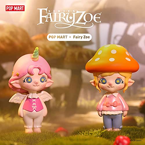 POP MART Fairy Zoe - Juego de caja ciega, diseño de dibujos animados, regalo de cumpleaños de Navidad (caja individual de Zoe)