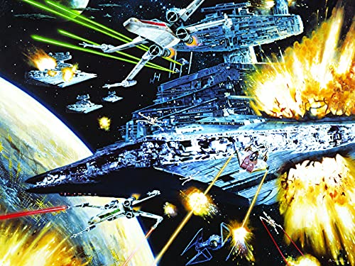 Prime 3D-RD-RS263107 Puzzle lenticular Star Wars Destructor Estelar 500 Piezas, Multicolor, único