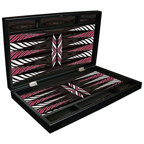 PrimoLiving Deluxe - Juego de backgammon (madera, tamaño XXL, 57 x 48,5 cm)