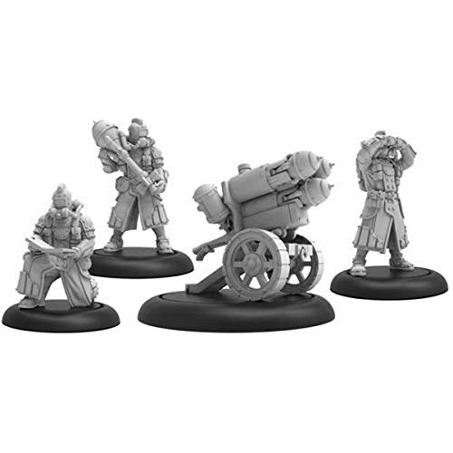 Privateer Press PIP37020 Crisol de oro: Dragón Breath Rocket Weapon Crew (3) Juego en miniatura de metal/resina