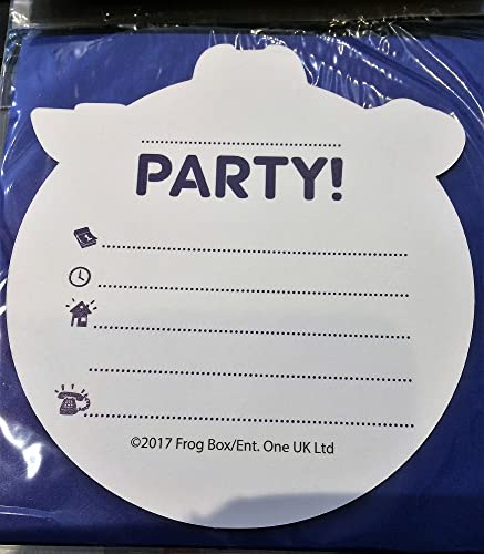 Procos - Invitaciones moldeadas Super Pigiamini-PJ Masks, multicolor, 5PR88635