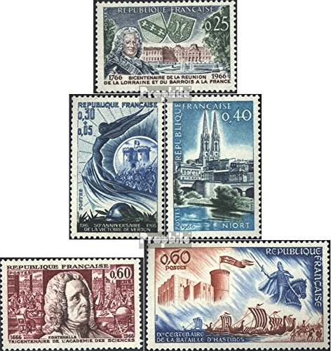 Prophila Collection Francia 1545,1546,1547,1548,1549 (Completa.edición.) 1966 Verdun, hUnstings, Turismo u.Un. (Sellos para los coleccionistas)