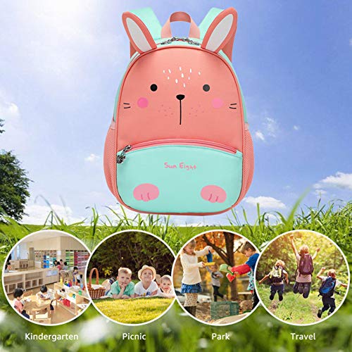 PROTAURI Mochilas para Niños - Niñas Bolsa para la Escuela Dibujos Animados Animales Mochila Infantil Viaje Mochila para Guardería Preescolar Primaria Viajar(2-6 años de Edad)