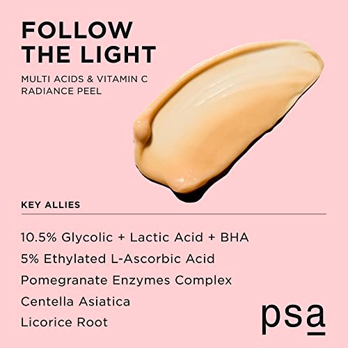 PSA Follow The Light Multi Ácidos y Vitamina C Resplandor Peel