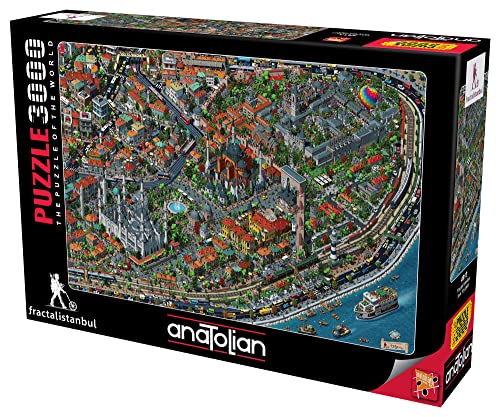 Puzzle Anatolian - Chuck Pinson: Fractal Istanbul, 3.000 piese (Ana.4913)